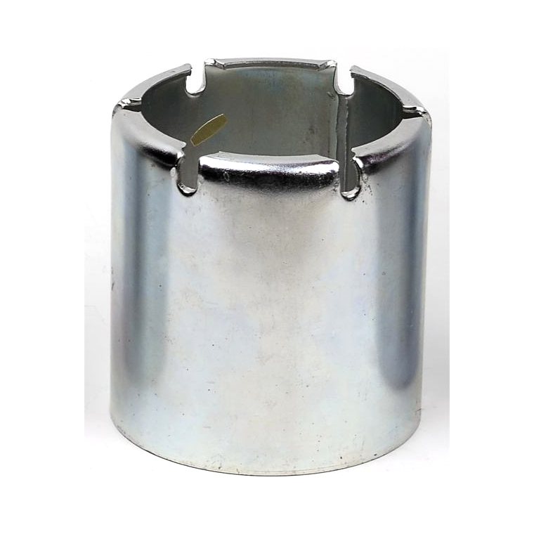 F60 slotted ferrule — zinc-plated carbon steel slotted crimp ferrule for KC nipple hose assemblies