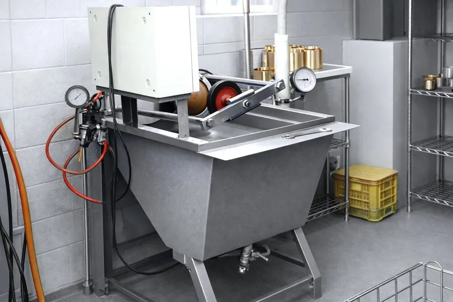 Water pressure test machine for leak testing pipe fittings