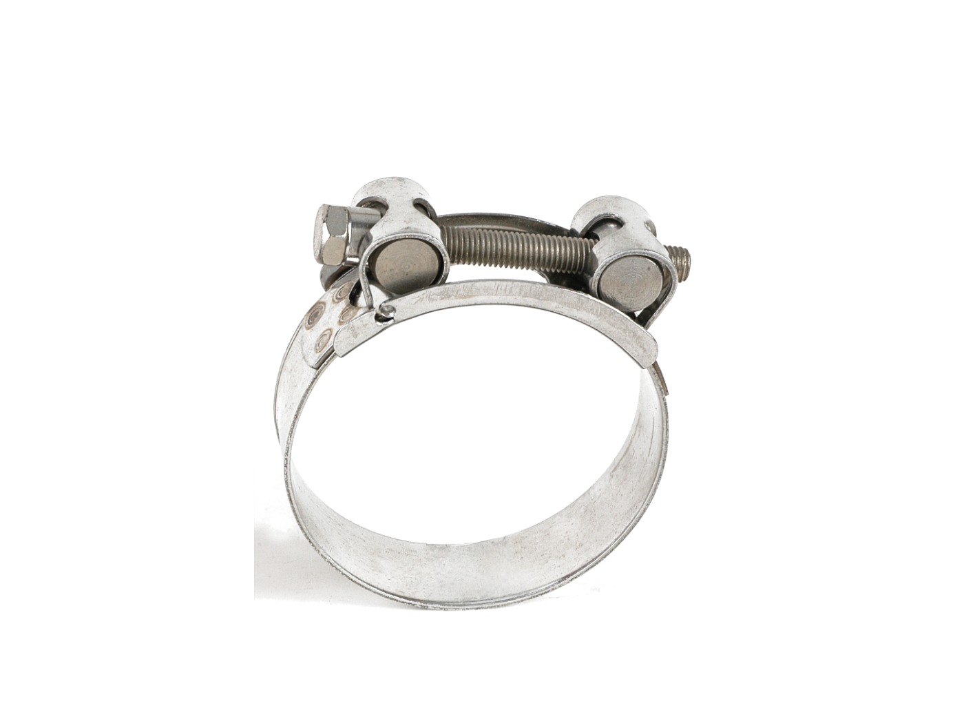 EDD series stainless steel T-bolt hose clamp, SS304 band with solid mandrel